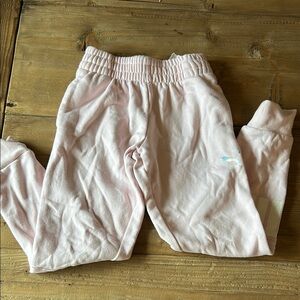 Puma Pink Joggers Soft Elastic Waist Sweatpants